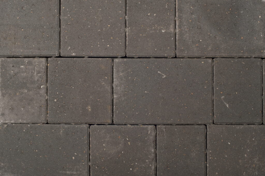 50mm Pencil Edge Block Paving Carbon Black 11.52m2 3 Size Pack